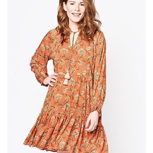 Roller Rabbit Peasant Vine Floral Dress Size M
